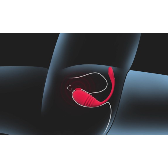 OVETTO VAGINALE PUNTO G CON VIBRAZIONE E MOVIMENTO A SPINTA VULSE LOVENSE