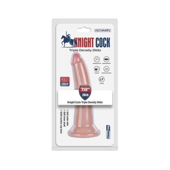 copy of DILDO REALISTICO IN TPE MORBIDO A TRIPLA DENSITA' 20 CM KNIGHT COCK