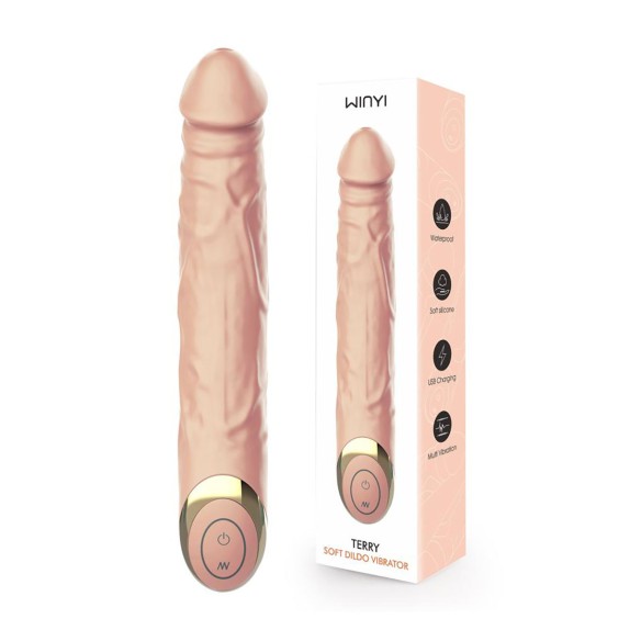 copy of FALLO VIBRANTE RICARICABILE IN SILICONE MORBIDO TERRY
