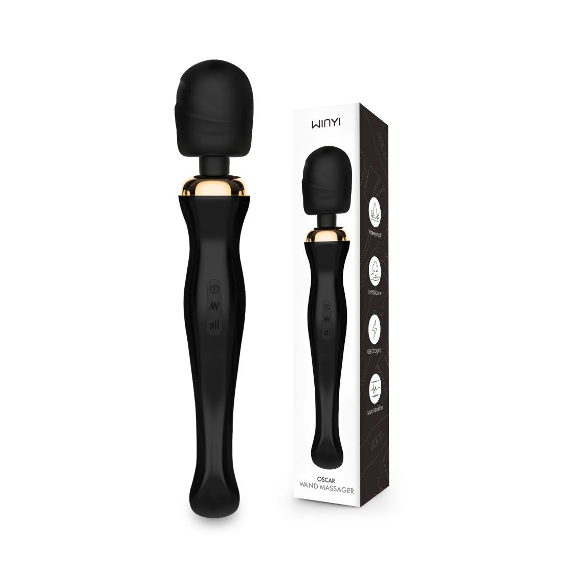 WAND MASSAGGIATORE CLITORIDEO VIBRANTE CON...