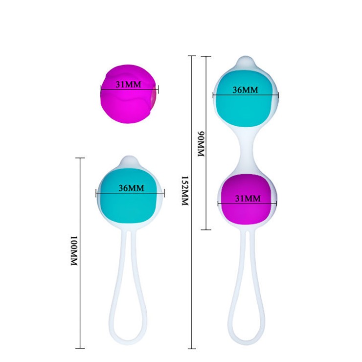 PALLINE VAGINALI KEGEL ORGASMIC BALL PER ALLENAMENTO PELVICO 2