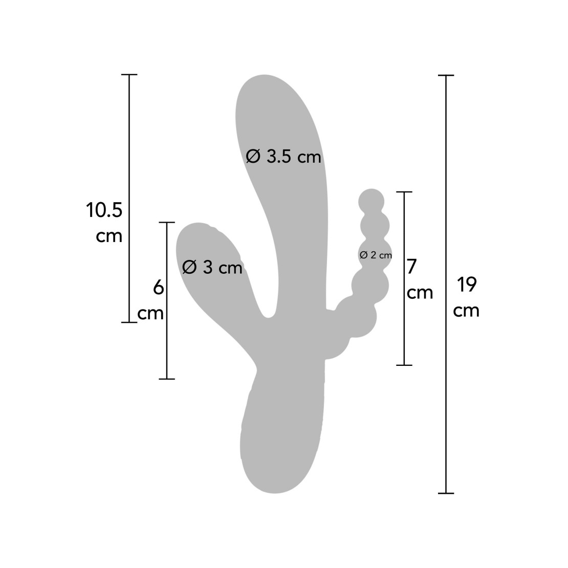 SEX TOY VIBRANTE TRIPLA STIMOLAZIONE PER IL...