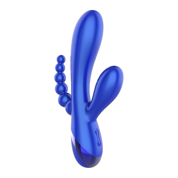 SEX TOY VIBRANTE TRIPLA STIMOLAZIONE PER IL PUNTO G CLITORIDE E ANALE