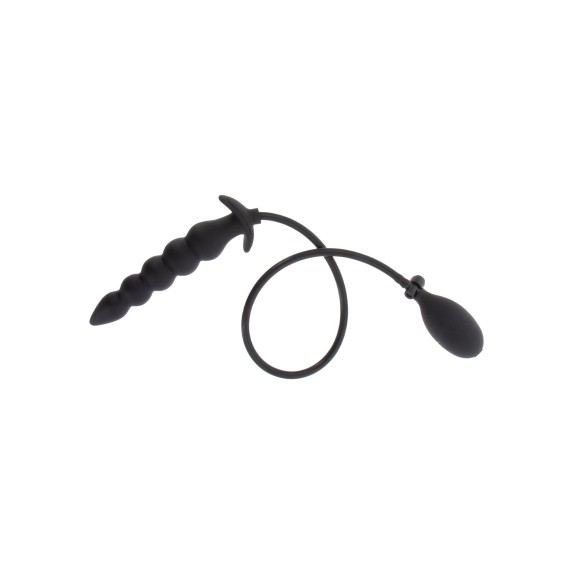 PLUG ANALE GONFIABILE CON SFERETTE STIMOLANTI E POMPETTA MANUALE
