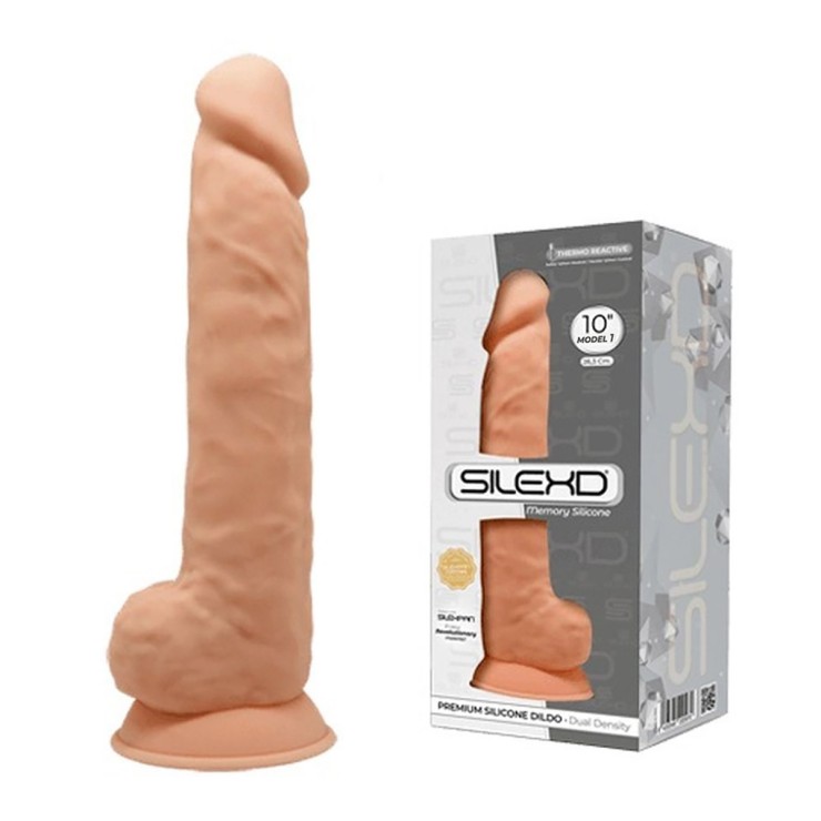 SEX TOY FALLO REALISTICO CON TESTICOLI IN SILICONE...