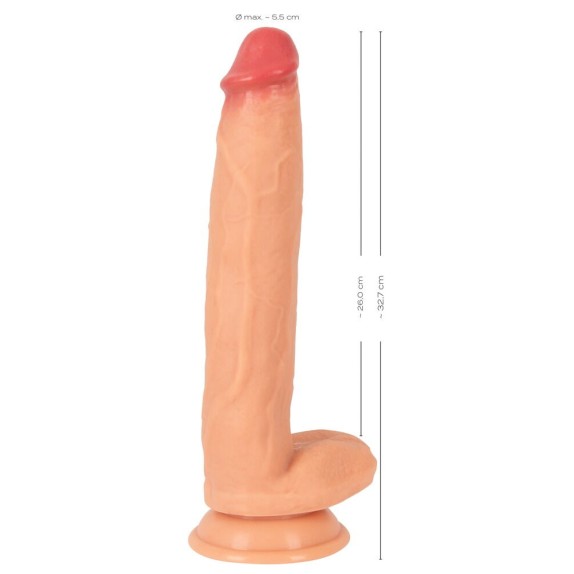 DILDO FALLO IPERREALISTICO DI GRANDI DIMENSIONI 32,7 CM CON VENTOSA