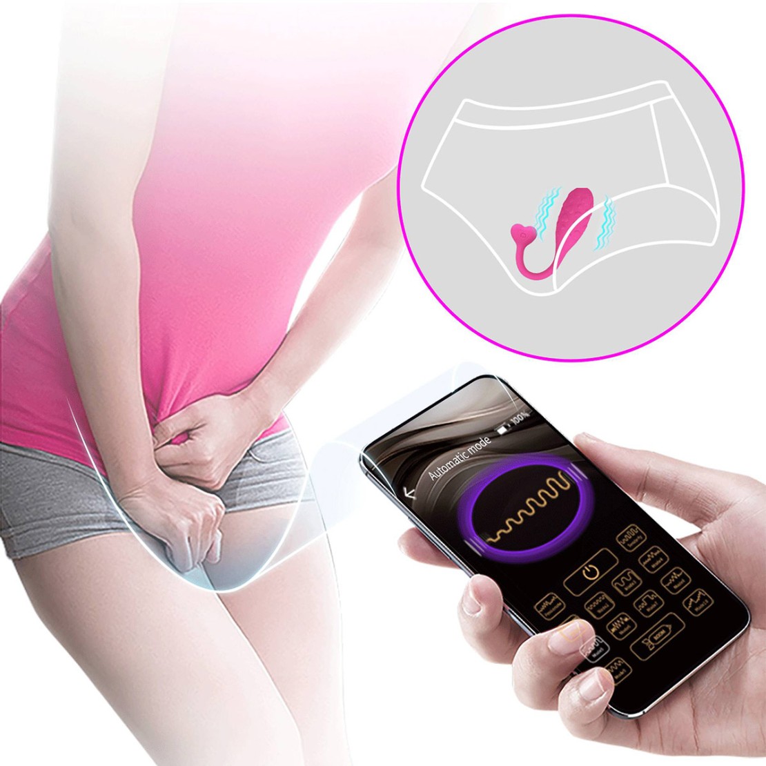 OVETTO SEX TOY CON APP VIBRA A QUALSIASI...