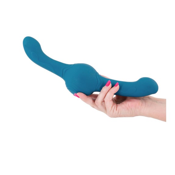 VIBRATORE DOPPIO SEX TOY UNISEX INTENSE VIBRAZIONI REVOLUTION TSUNAMI RICARICABILE