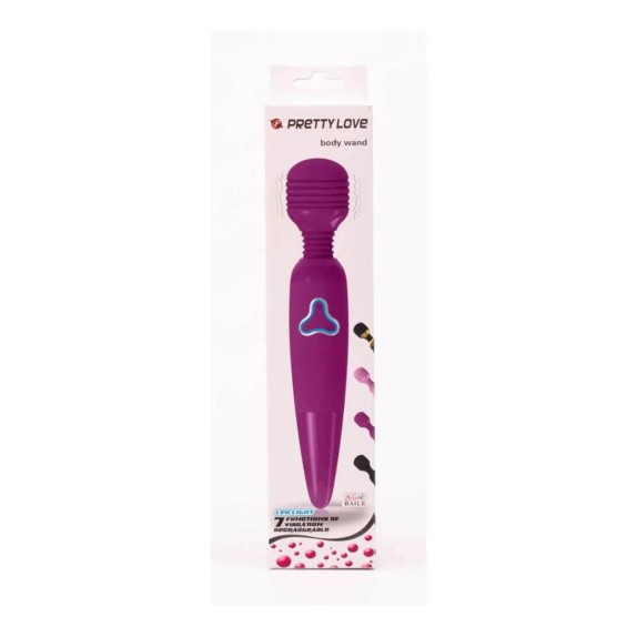 BODY WAND STIMOLATORE DI CLITORIDE VIBRANTE RICARICABILE PRETTY LOVE