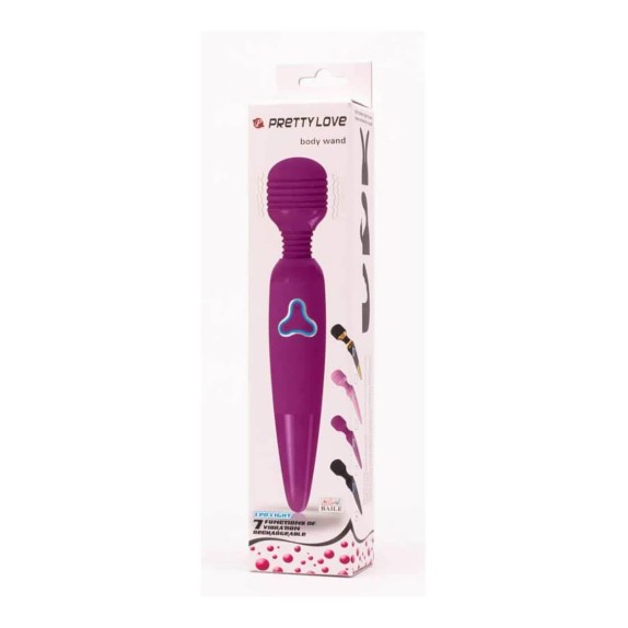 BODY WAND STIMOLATORE DI CLITORIDE VIBRANTE RICARICABILE PRETTY LOVE