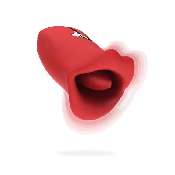 BOCCA VIBRANTE CON MOVIMENTO STIMOLATORE PER CLITORIDE THE KISSER