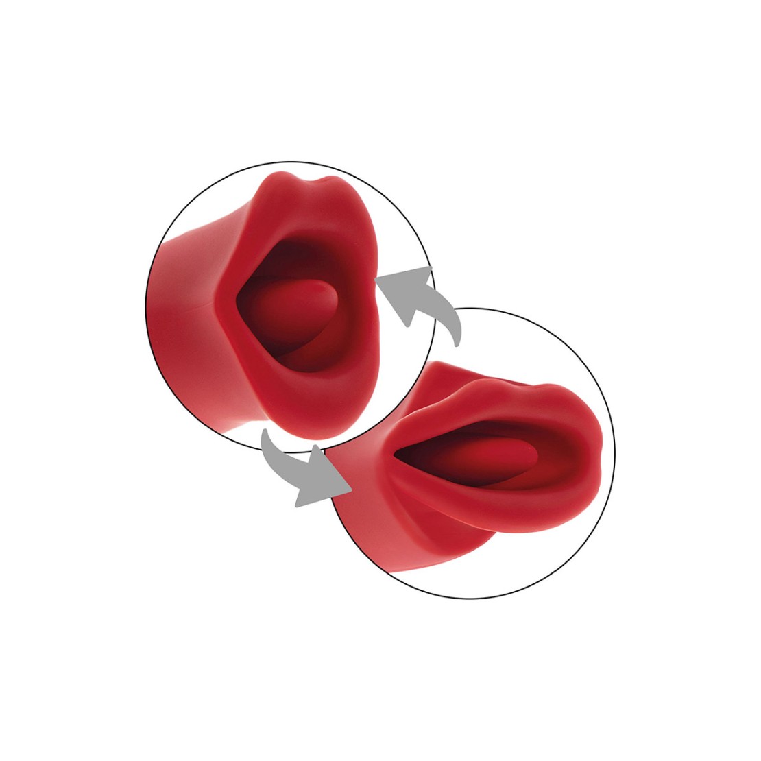 BOCCA VIBRANTE CON MOVIMENTO STIMOLATORE PER...