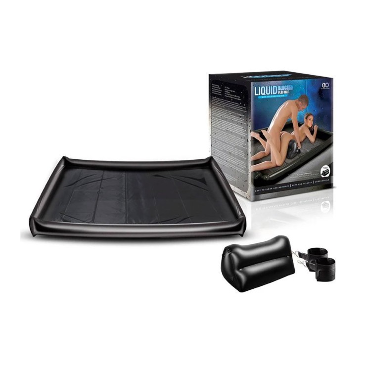 PISCINETTA CON BORDO GONFIABILE IN PVC CON CUSCINO E...