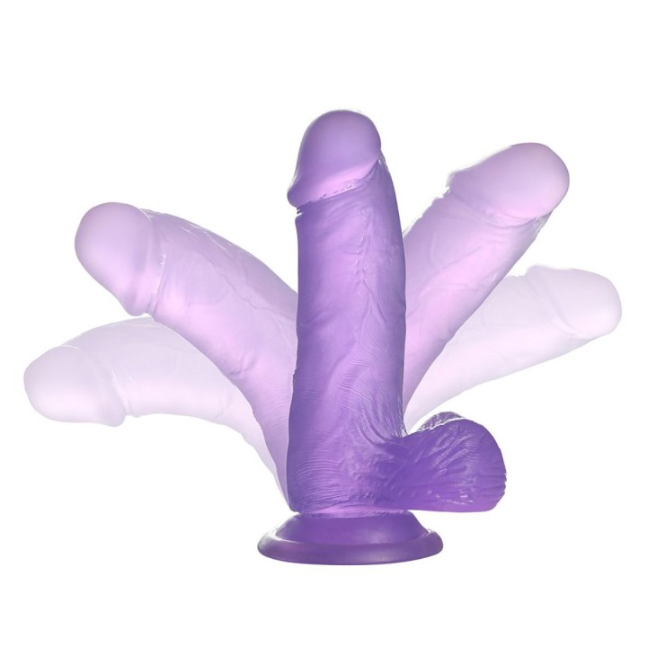 FALLO IN JELLY VIOLA VARIE MISURE CON VENTOSA LOVETOY 2