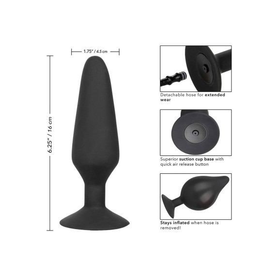 PLUG ANALE GONFIABILE XXXL STACCABILE IN SILICONE COLT