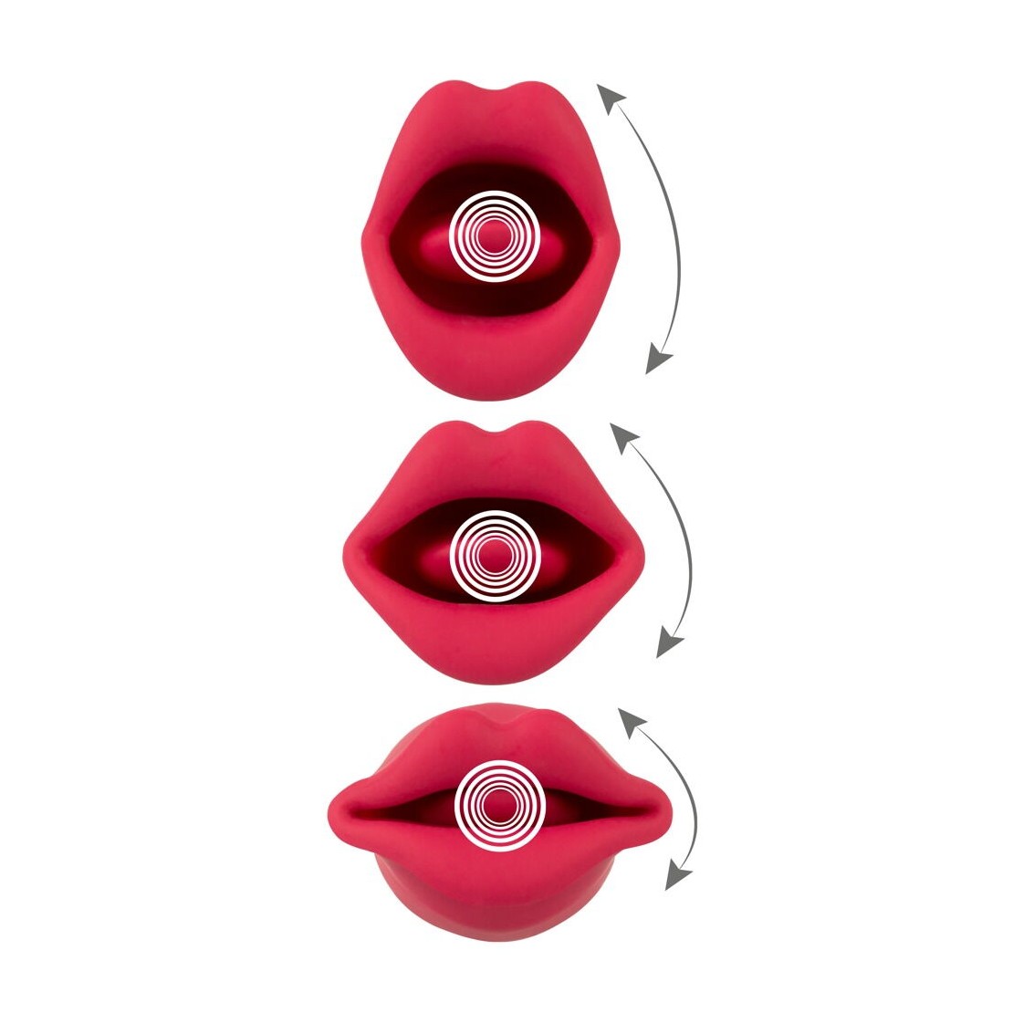 SEX TOY 2IN1 CON BOCCA CHE SI MUOVE E VIBRATORE...