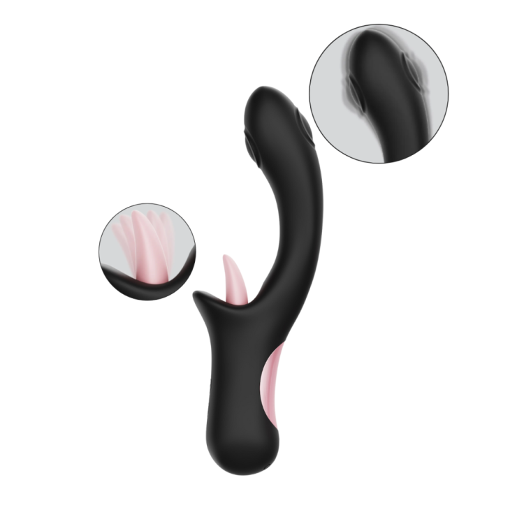 copy of VIBRATORE RABBIT CON LINGUA PER CLITORIDE E...