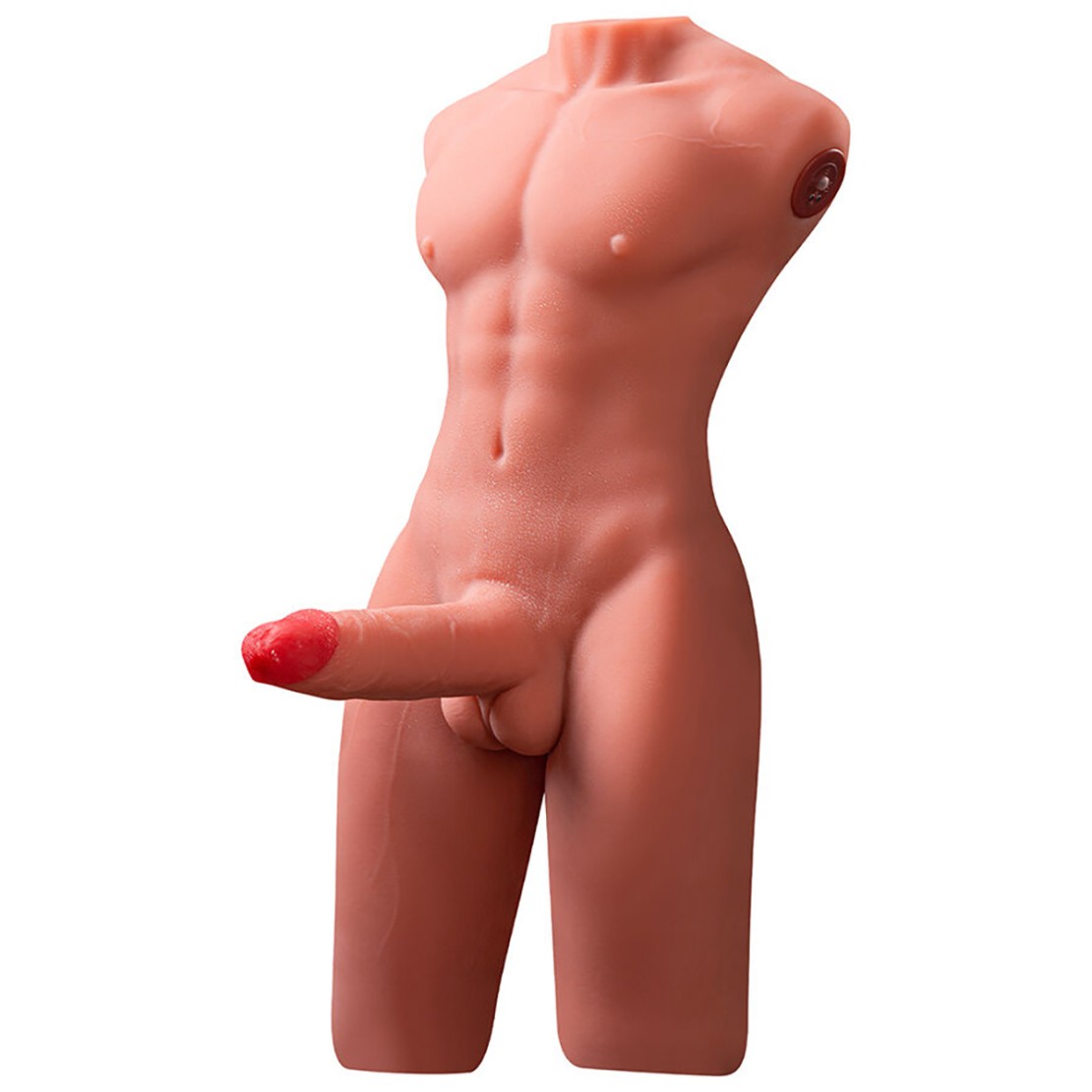MEZZO BUSTO REALISTICO DI UOMO CON PENE A...