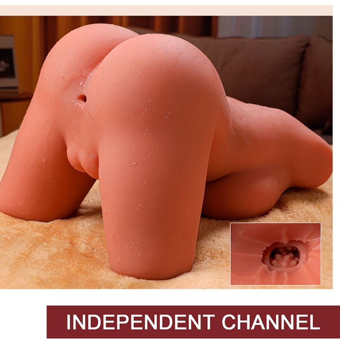 BUSTO REALISTICO DI TRANS CON PENE A MOVIMENTO...