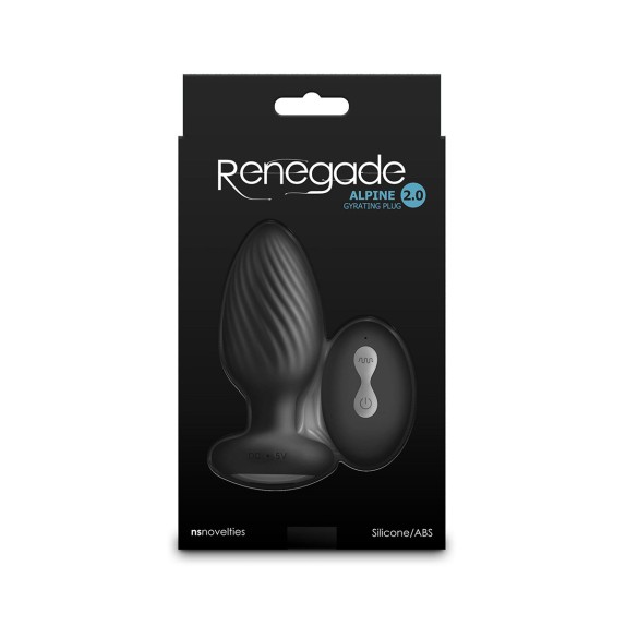 PLUG ANALE VIBRANTE CON MOVIMENTO ROTATORIO WIRELESS ALPINE 2.0