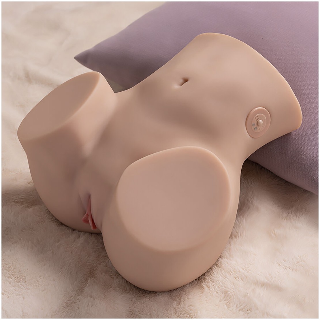 MEZZO BUSTO DONNA REALISTICO CON MOVIMENTO SU E...