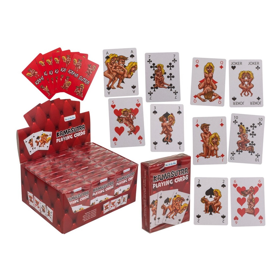 CARTE DA GIOCO VERSIONE KAMASUTRA GADGET SCHERZOSO