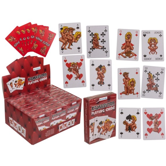 CARTE DA GIOCO VERSIONE KAMASUTRA GADGET SCHERZOSO