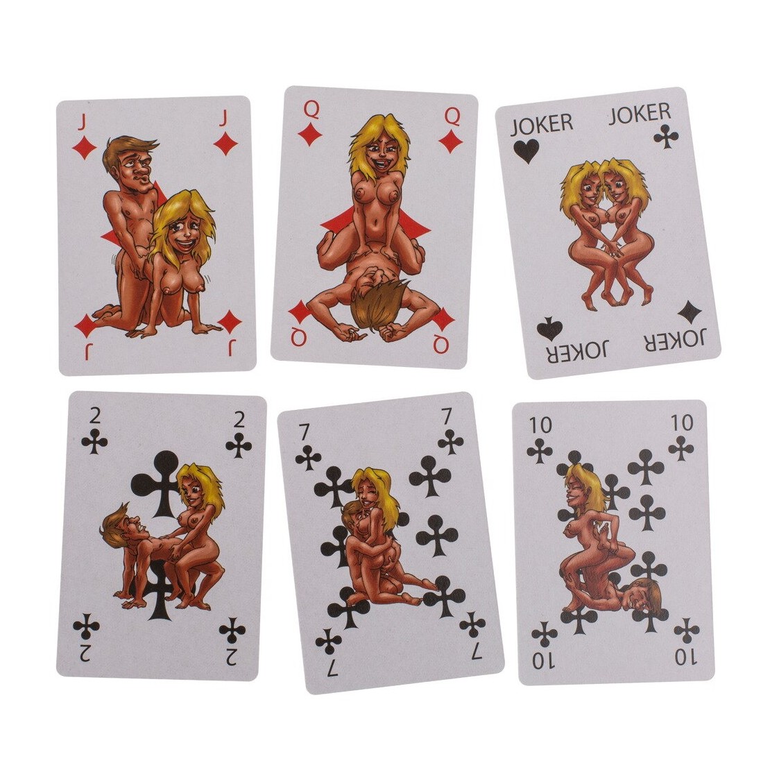 CARTE DA GIOCO VERSIONE KAMASUTRA GADGET SCHERZOSO