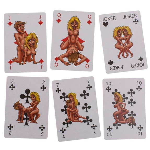 CARTE DA GIOCO VERSIONE KAMASUTRA GADGET SCHERZOSO