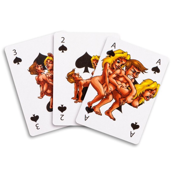 CARTE DA GIOCO VERSIONE KAMASUTRA GADGET SCHERZOSO