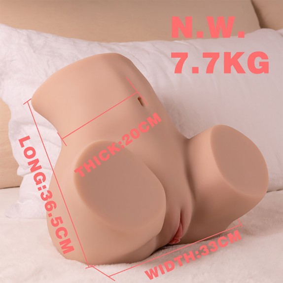 MEZZO BUSTO DI DONNA REALISTICO CON MOVIMENTO INTERNO A SPINTA DANAE XISE