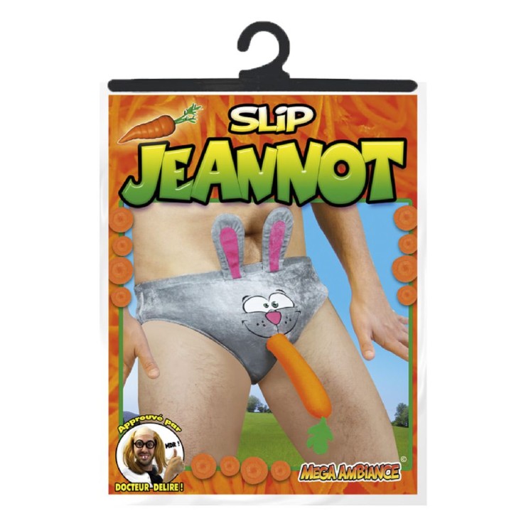 SLIP CONIGLIO DIVERTENTE PER UOMO CON CAROTA 2