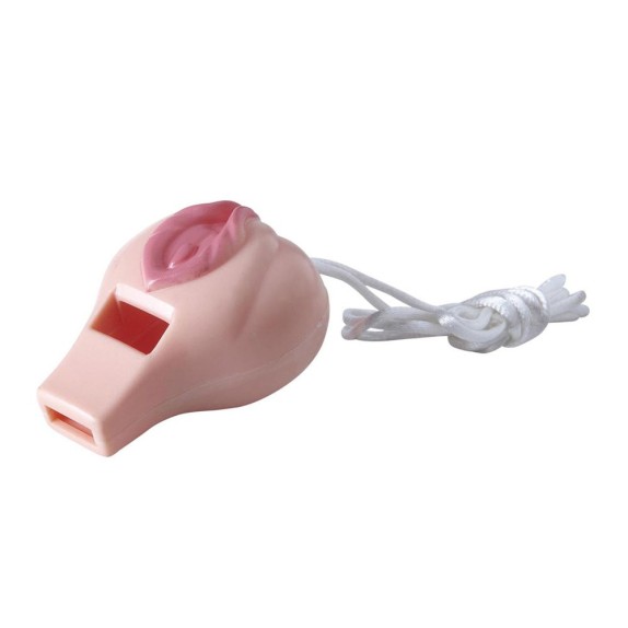 FISCHIETTO SEXY A FORMA DI VAGINA GADGET SCHERZOSO