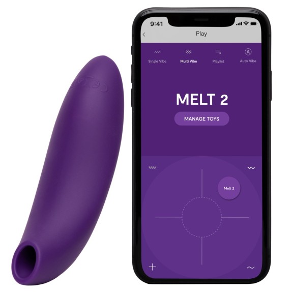 MELT 2 SUCCHIA CLITORIDE USB SILENZIOSO IN SILICONE CON APP WE VIBE