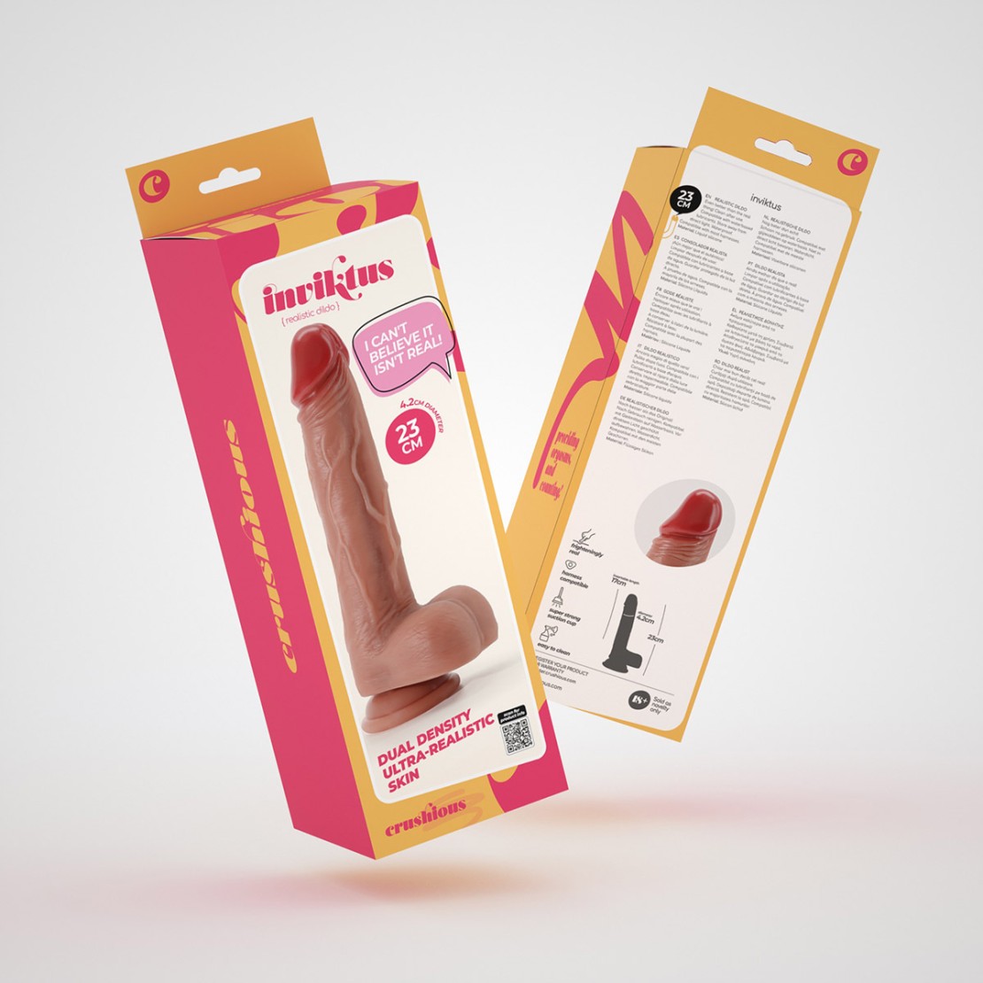 DILDO INVIKTUS REALISTICO DI SILICONE LIQUIDO...