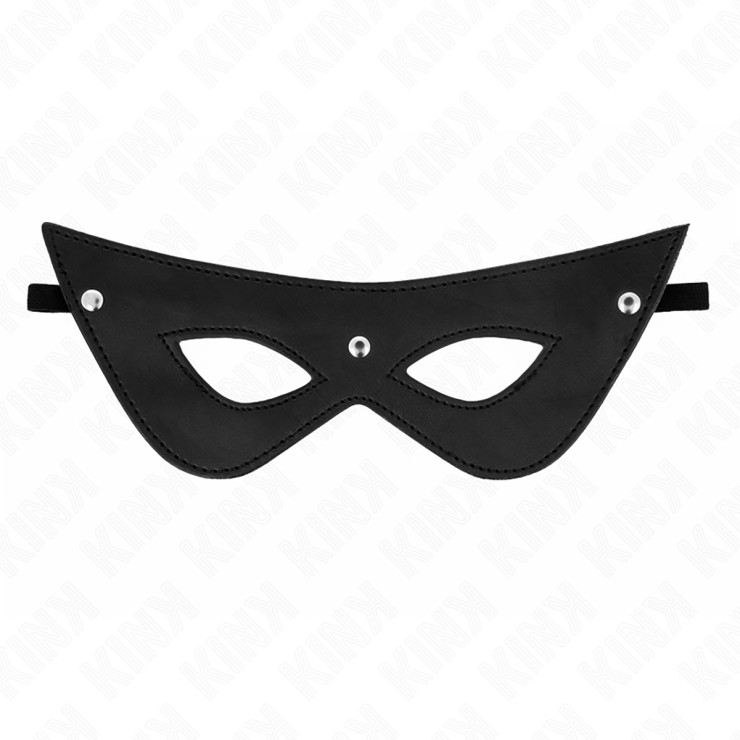 MASCHERA PER OCCHI SEXY IN ECOPELLE CON BORCHIE DA GATTO...
