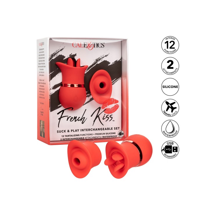 SET SUCCHIA & LECCA CLITORIDE CON 2 TESTINE FRENCH KISS...