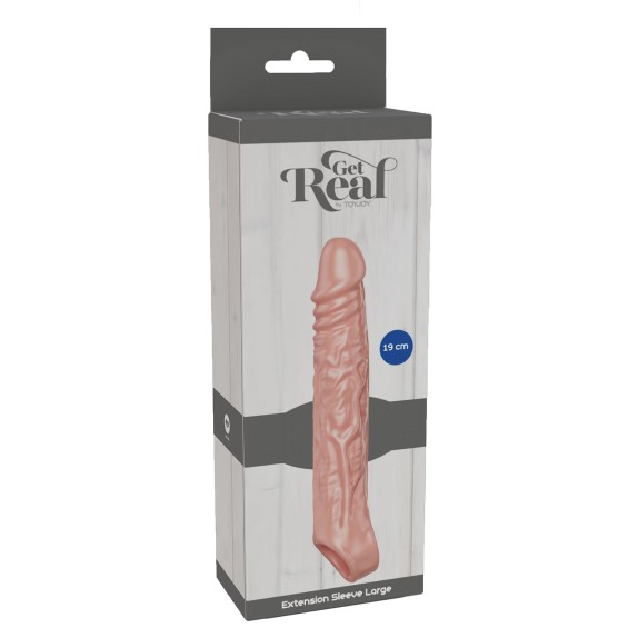 copy of GUAINA E PROLUNGA TRASPARENTE PER IL PENE CM. 19 SEX TOY GET REAL
