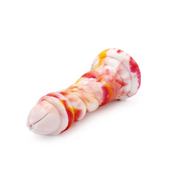 FALLO DILDO 20,5 CM CON INTRECCI E RILIEVI SUPER STIMOLANTI E BASE STABILE KIOTOS