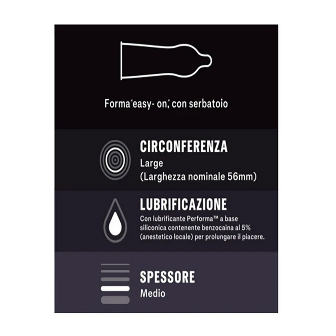 PROFILATTICI 10 DUREX PERFORMA RITARDANTI