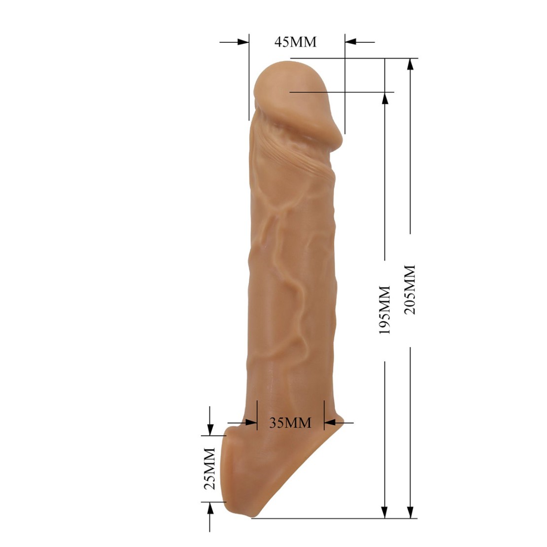 GUAINA E PROLUNGA 20,5 CM PER INGROSSARE E...