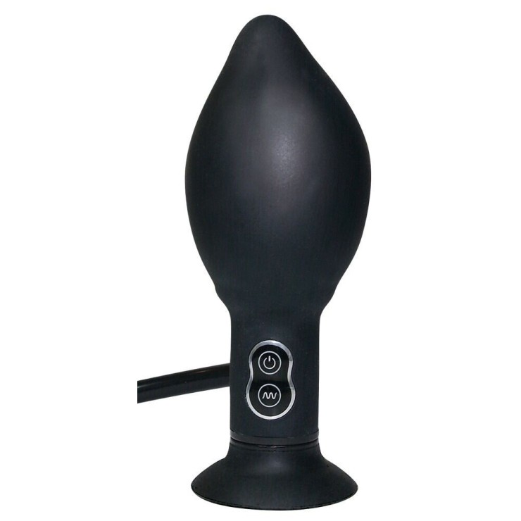 PLUG ANALE GONFIABILE E VIBRANTE SEX TOY CON POMPETTA 6" 2