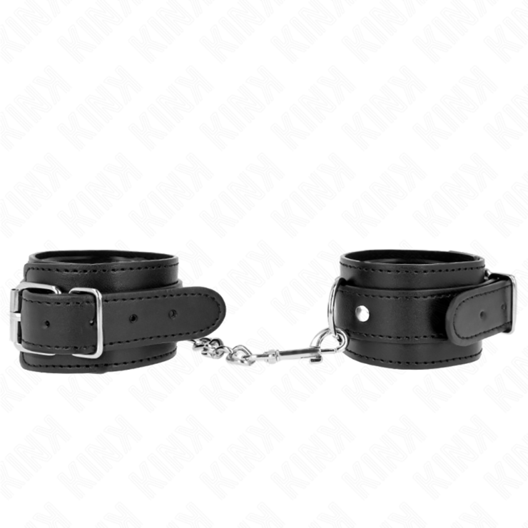 MANETTE CLASSICHE IN ECOPELLE NERA REGOLABILI E CON... 2