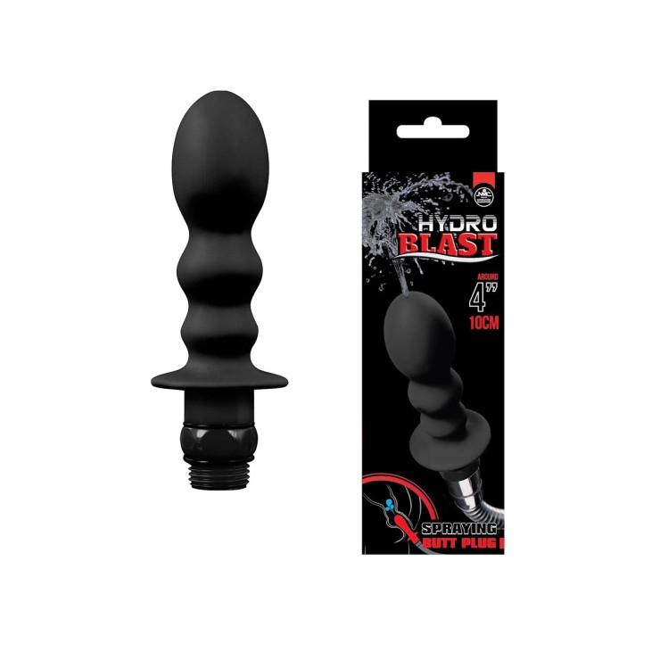 DOCCIA ANALE INNESTO IN SILICONE CON ADATTATORE HYDRO...