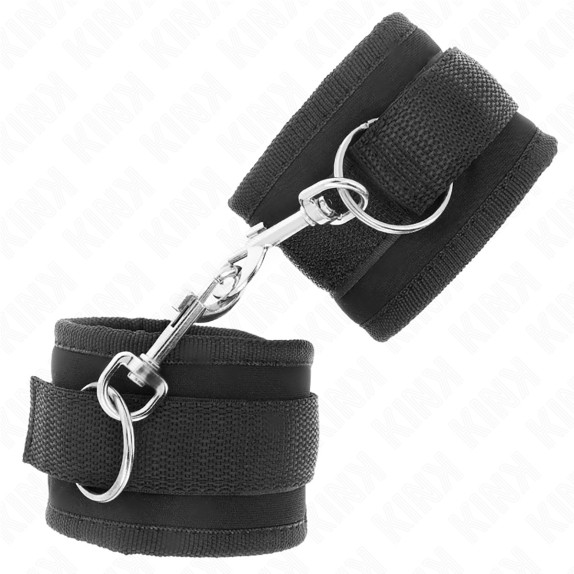 copy of MANETTE SEXY IN TESSUTO CON VELCRO E MOSCHETTONE KINK