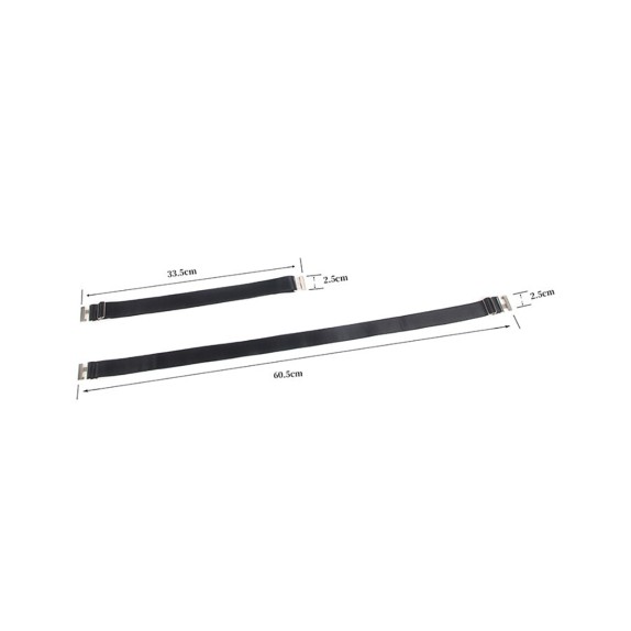 GIARRETTIERE SEXY ELASTICHE E REGOLABILI IN TESSUTO NERO SUBBLIME