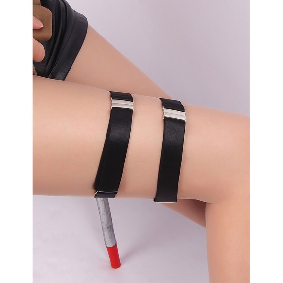 COPPIA DI GIARRETTIERE SEXY ELASTICHE REGOLABILI IN TESSUTO