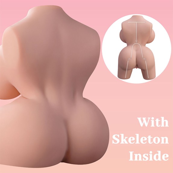 TORSO DONNA MASTURBATORE REALISTICO CON MOVIMENTO A SPINTA E VIBRAZIONE FRIEDA XISE