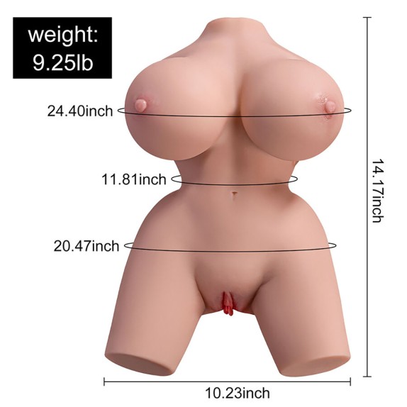 copy of TORSO FEMMINILE MASTURBATORE REALISTICO CON MOVIMENTO A SPINTA FRIEDA