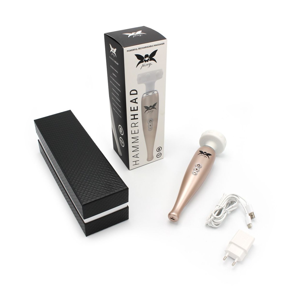 WAND STIMOLATORE CLITORIDEO CON TESTA PIATTA...